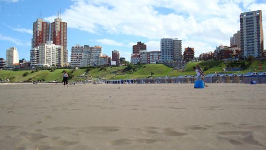 Mar del Plata vue depuis la Playa grande