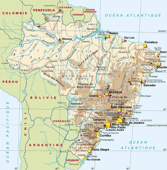 CARTE du BRESIL