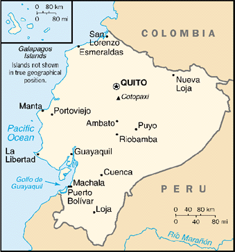 CARTE d'EQUATEUR