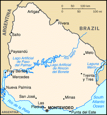 CARTE URUGUAY
