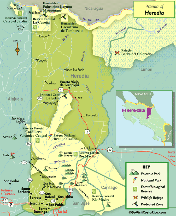CARTE de HEREDIA